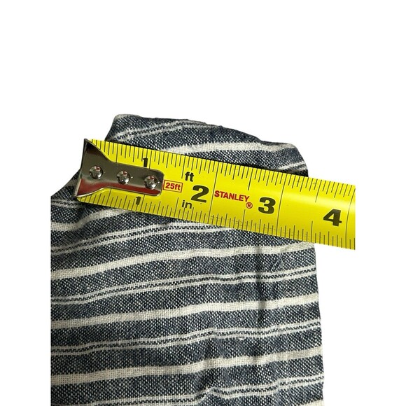 Old Navy Short Sleeve Utility Romper Drawstring Railroad Striped Coastal‎ Casual - Picture 5 of 5